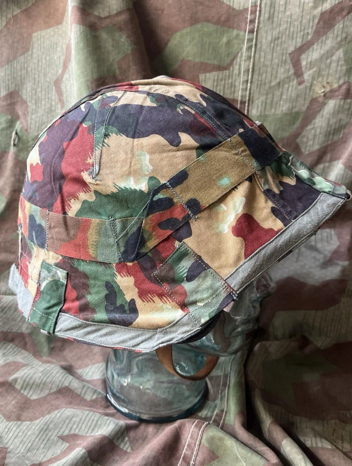 Cold War Swiss army m18 helmet reversible camo cover alpenflage taz 57 uniform soldier