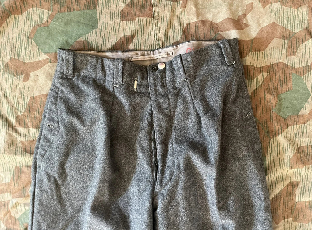 Cold War Swiss army pants wool trousers ord.49 uniform soldier