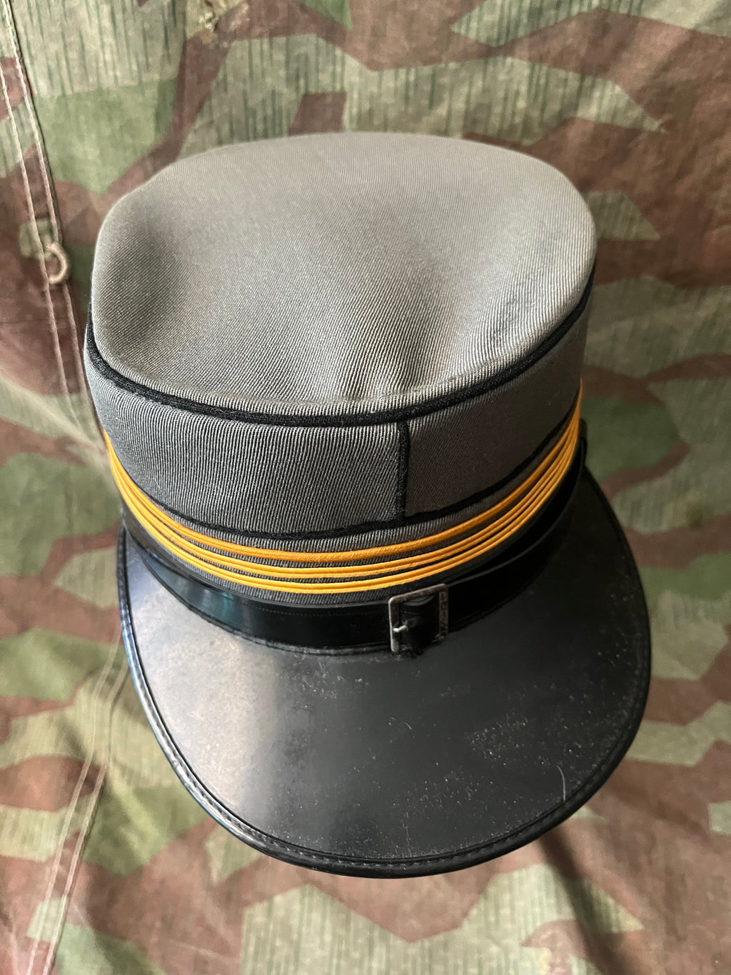 Cold War Swiss army captain officer visor cap hat kepi uniform ord.1949