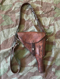 Interwar/WW2 Swiss army holster luger 06/29 pistol officer NCO uniform gear