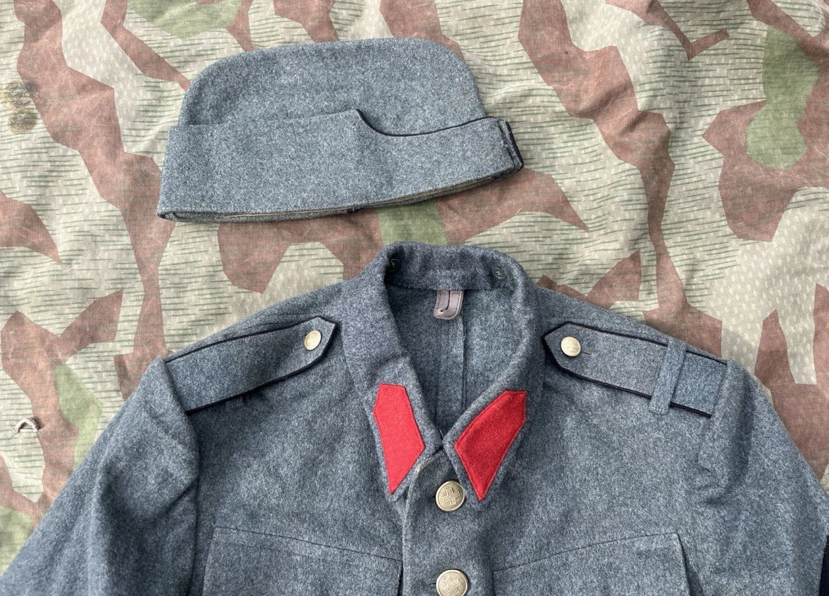 WW2 Swiss army complete uniform artillery soldier jacket pants hat cap ord.40 mid to late war