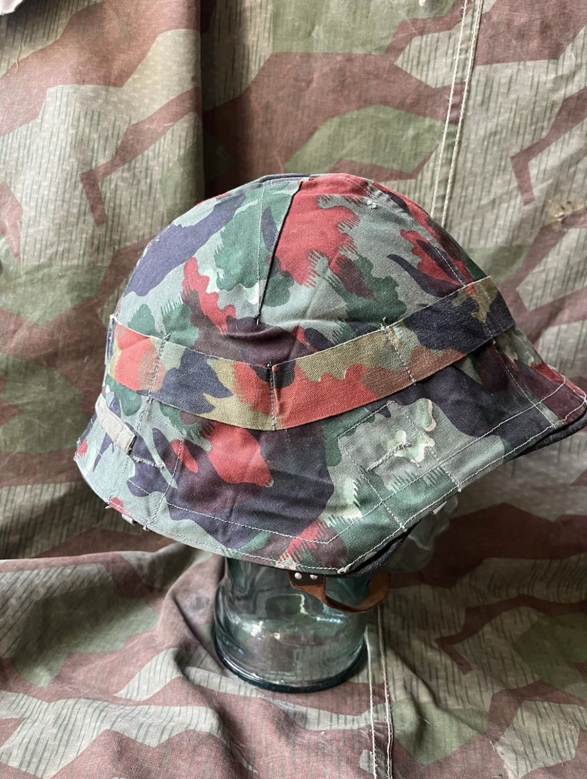 Cold War Swiss army m18 helmet reversible camo cover alpenflage taz 57 uniform soldier