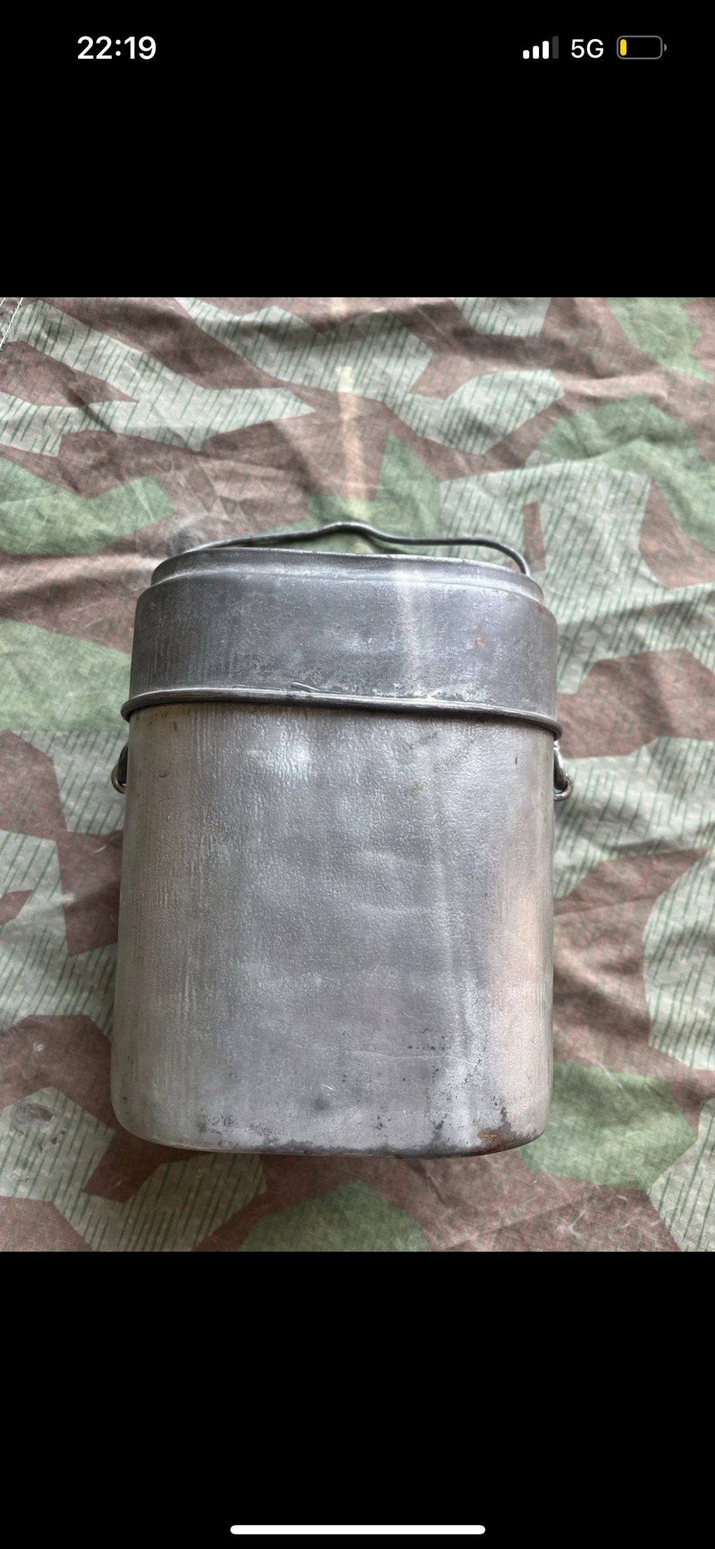 WW1 rare Swiss army mess tin eating equipment bowl kit field gear