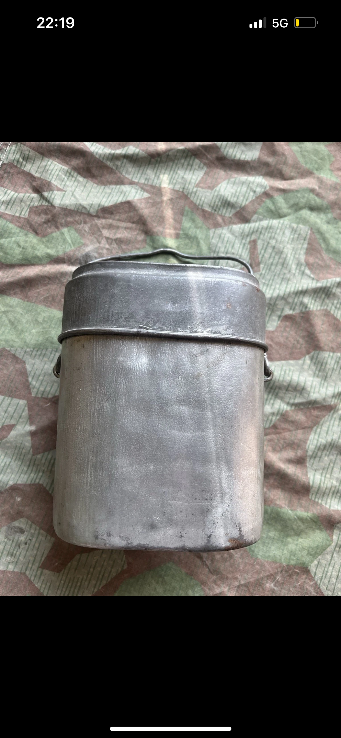 WW1 rare Swiss army mess tin eating equipment bowl kit field gear