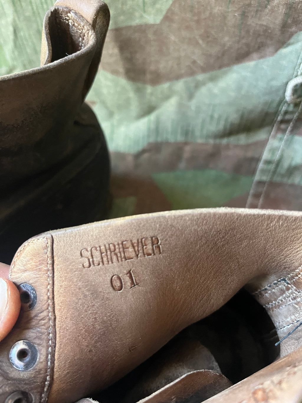 WW1/interwar/WW2 swiss army leather shoes nails boots eu size 40/41