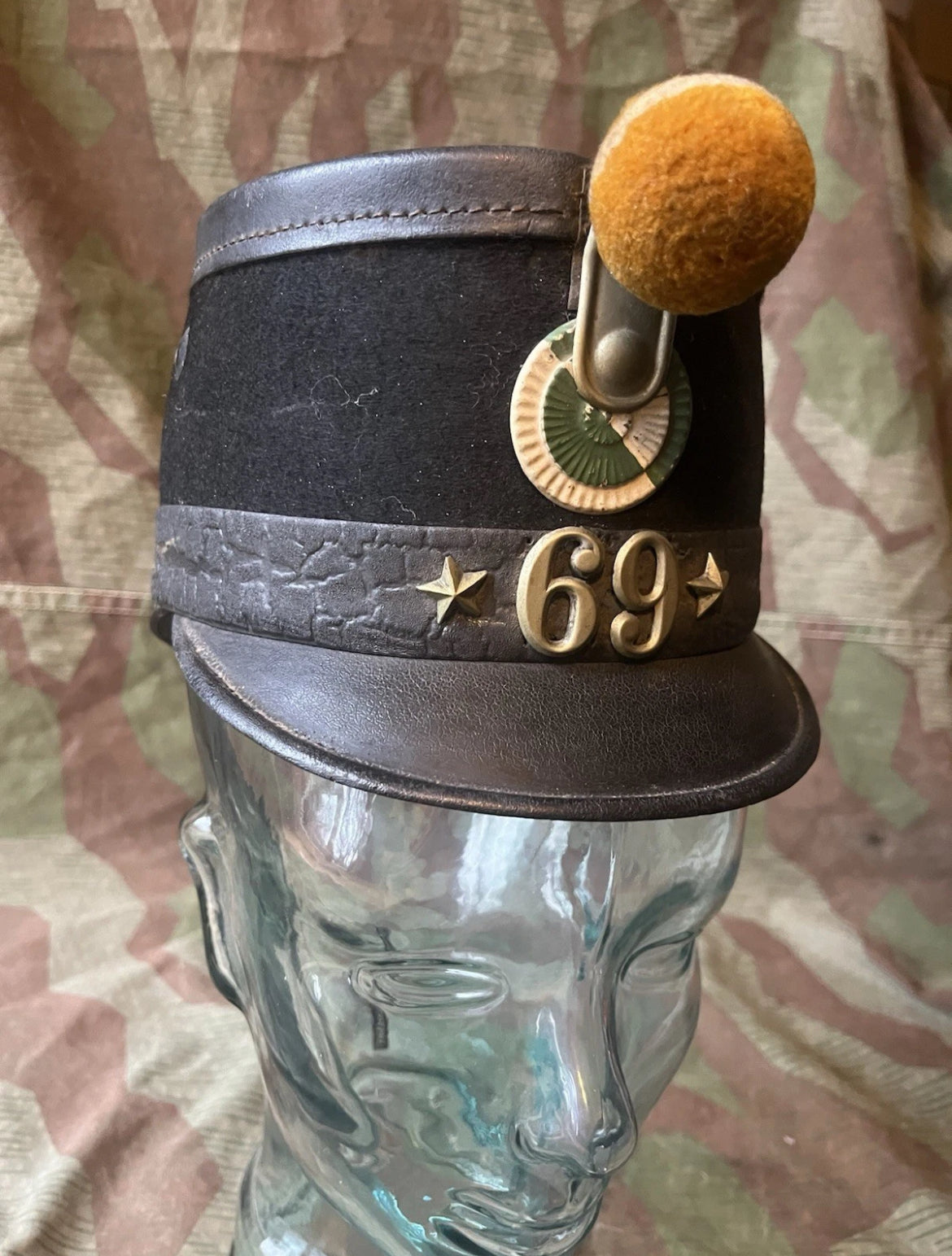 19th century Swiss army tschako shako schako hat cap uniform soldier