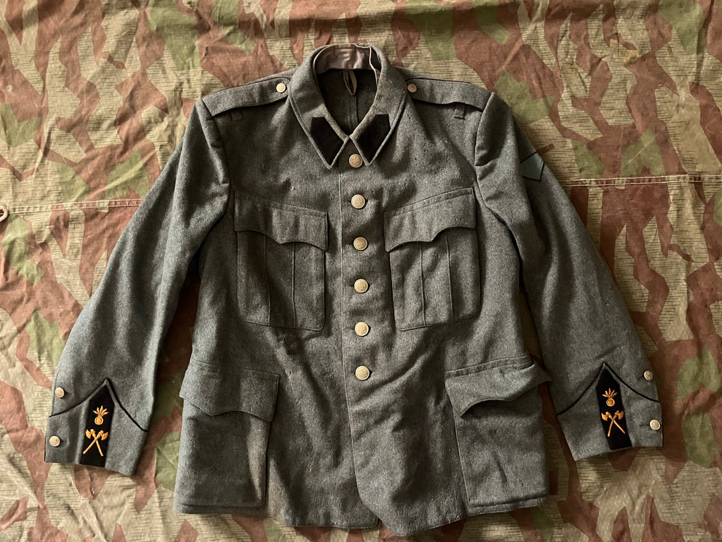 WW2 Swiss army sappers engineers troops jacket soldier uniform mid to late war ord.40
