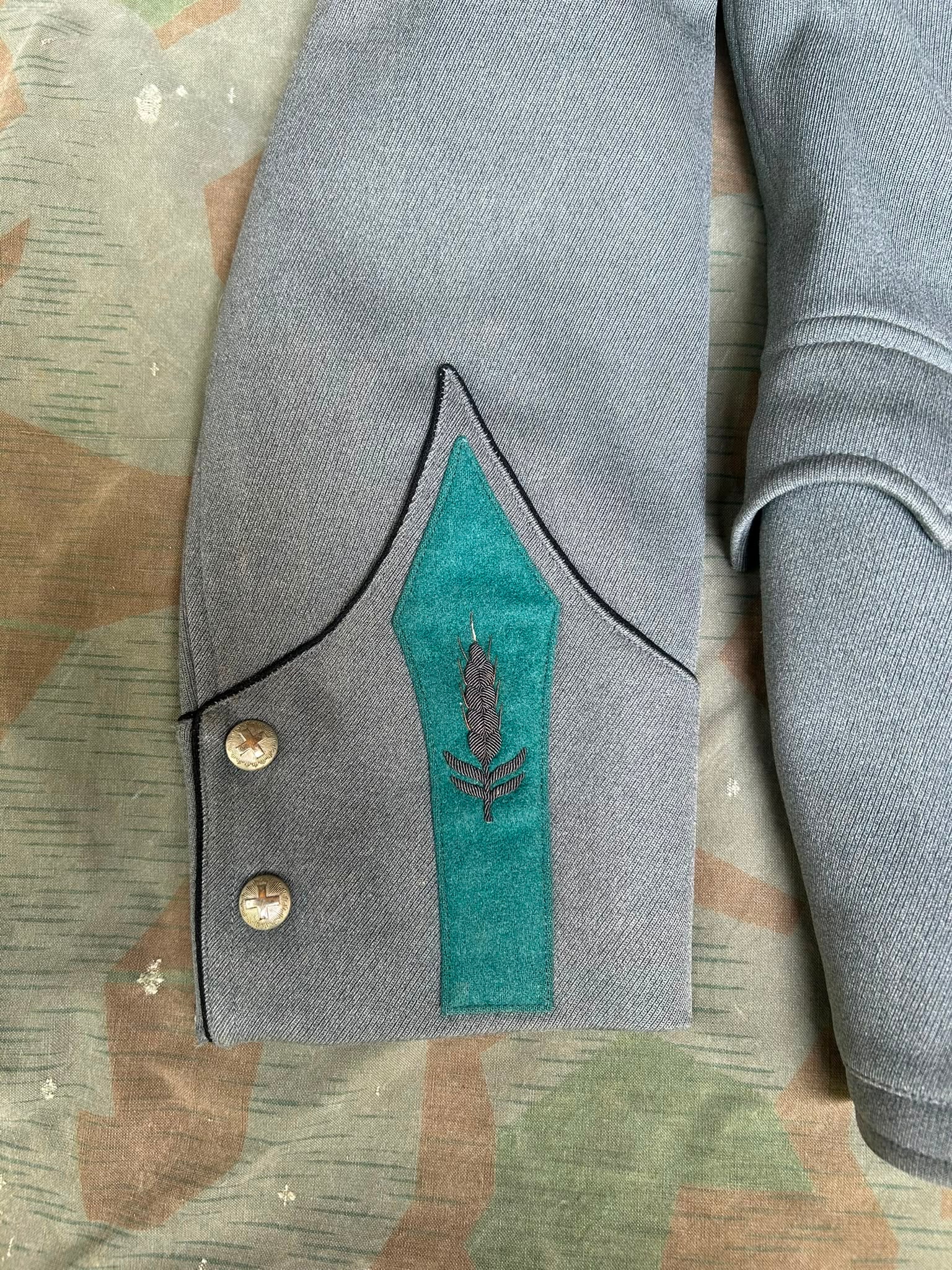 Interwar/WW2 Swiss army supplies quartermaster first lieutenant officer jacket uniform ord.26 early war