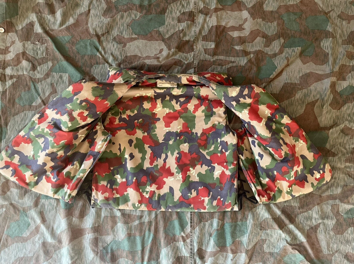 Cold War/ modern Swiss army flak jacket vest armor protection camo taz 57 uniform soldier