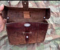 WW2 Swiss army leather bag medics medical troops gear satchel uniform soldier
