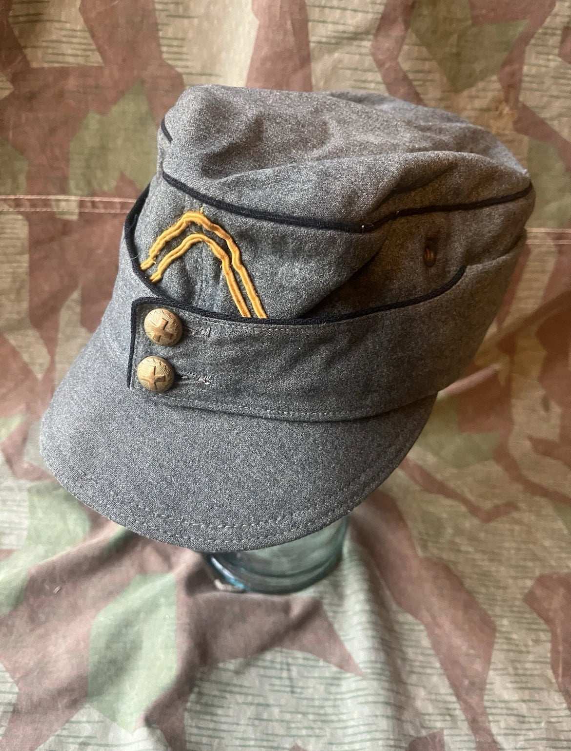 WW2/cold war Swiss army officer field cap captain visor hat uniform ord.40 mid to late war early Cold War