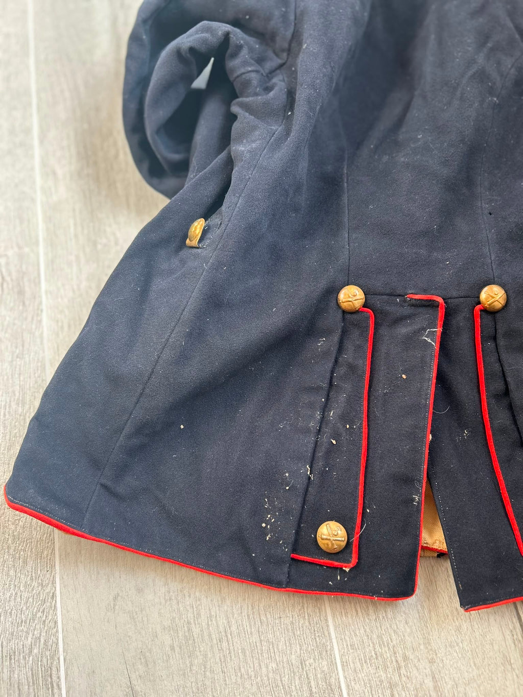 19th century ord.1875 Swiss army artillery jacket uniform soldier wool