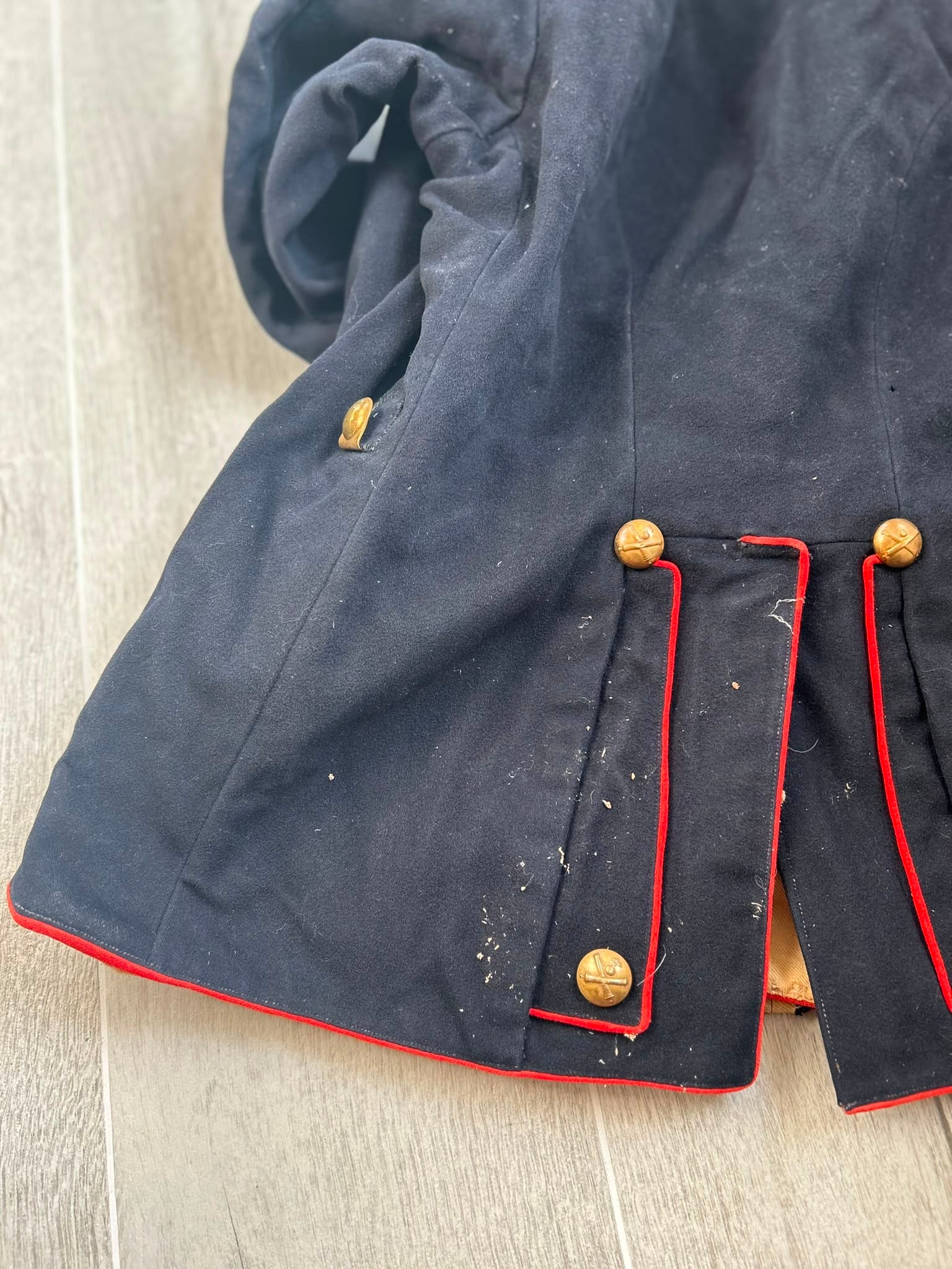 19th century ord.1875 Swiss army artillery jacket uniform soldier wool