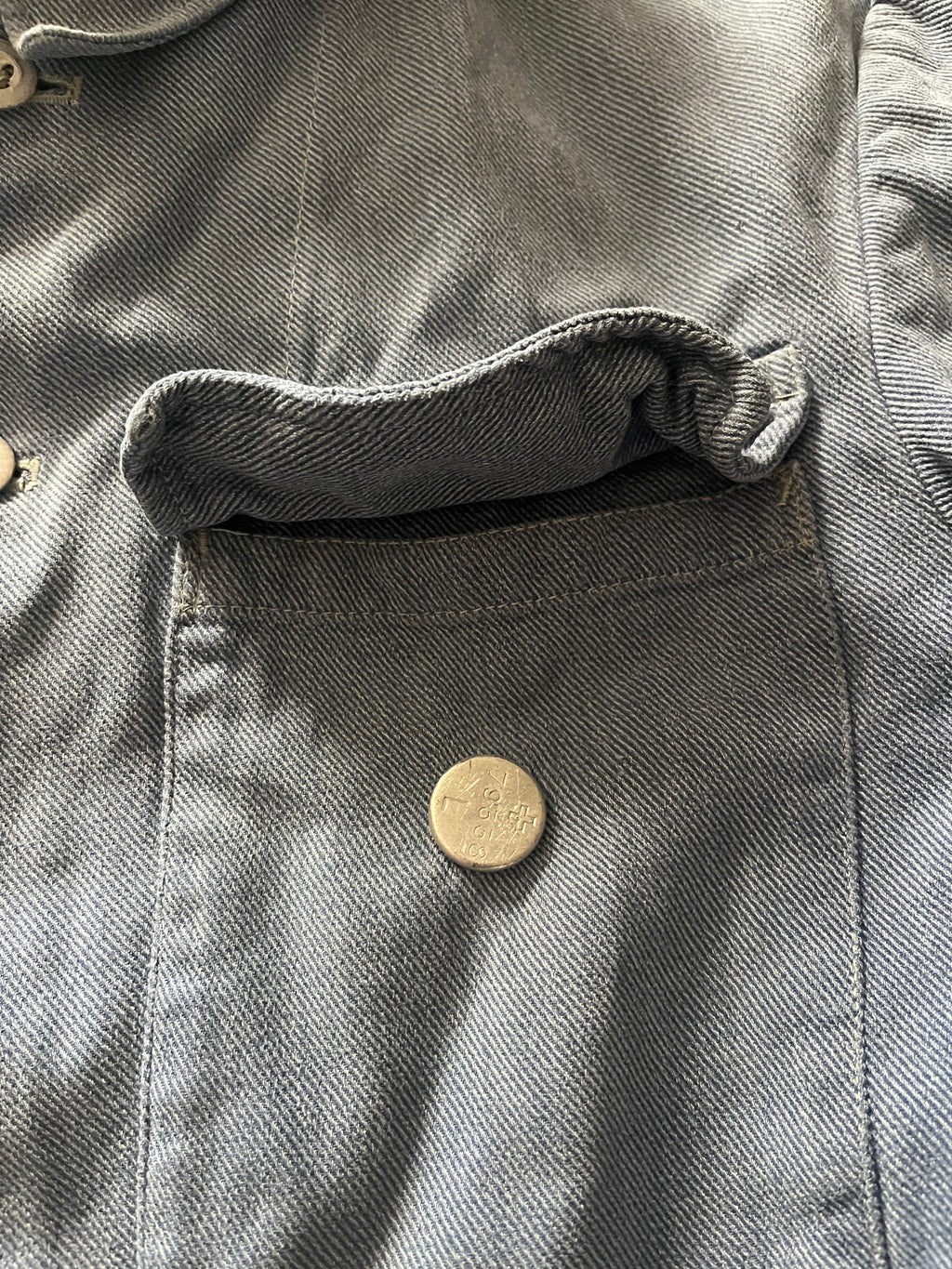 Interwar/ WW2 Swiss army blue jacket field maneuvers exercices smock training uniform soldier