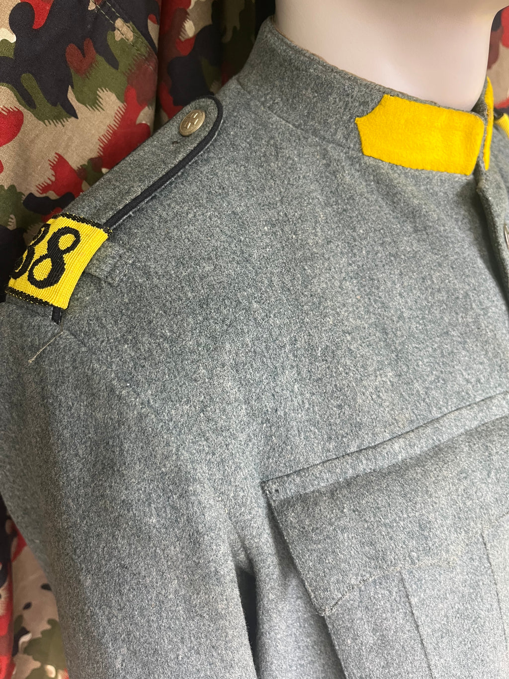 WW2 Swiss army cavalry rider dragoon jacket uniform soldier ord.26 early war tunic