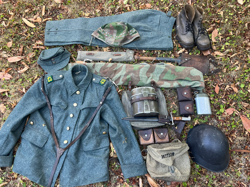 WW2 Swiss army complete field army uniform heavy ord.40 mid to late war soldier