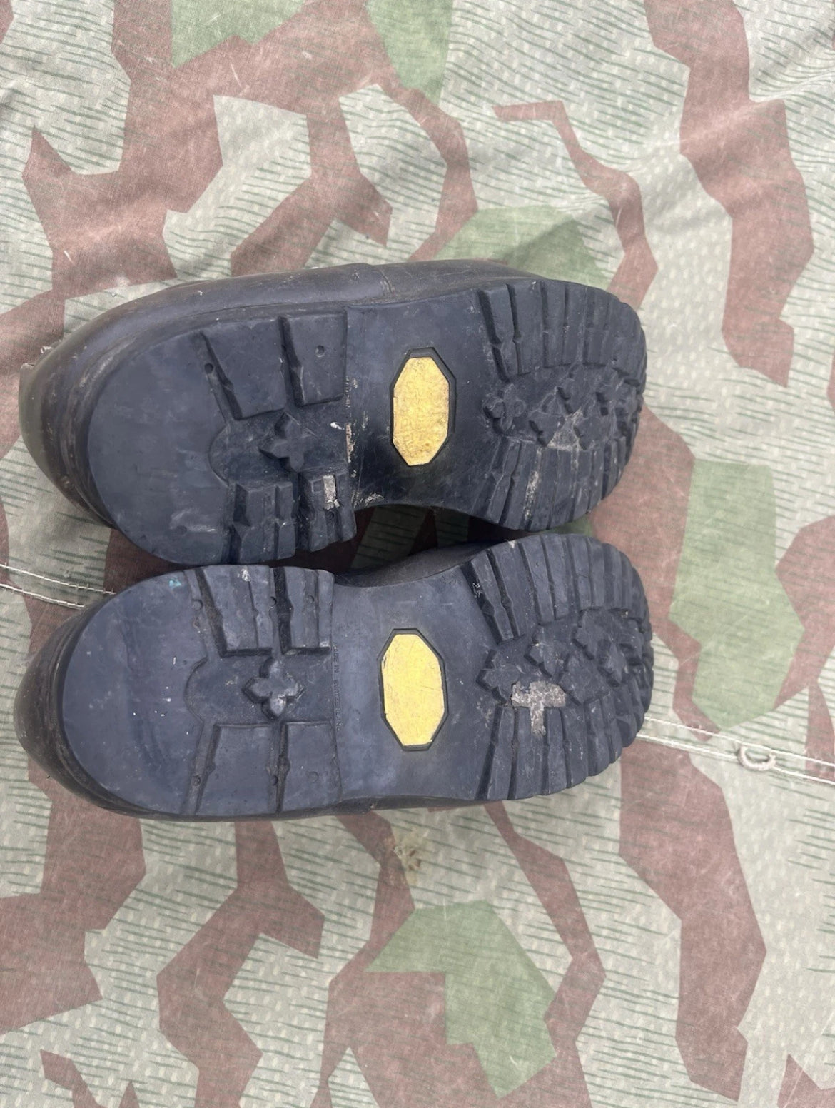 Cold War Swiss army shoes boots leather uniform soldier
