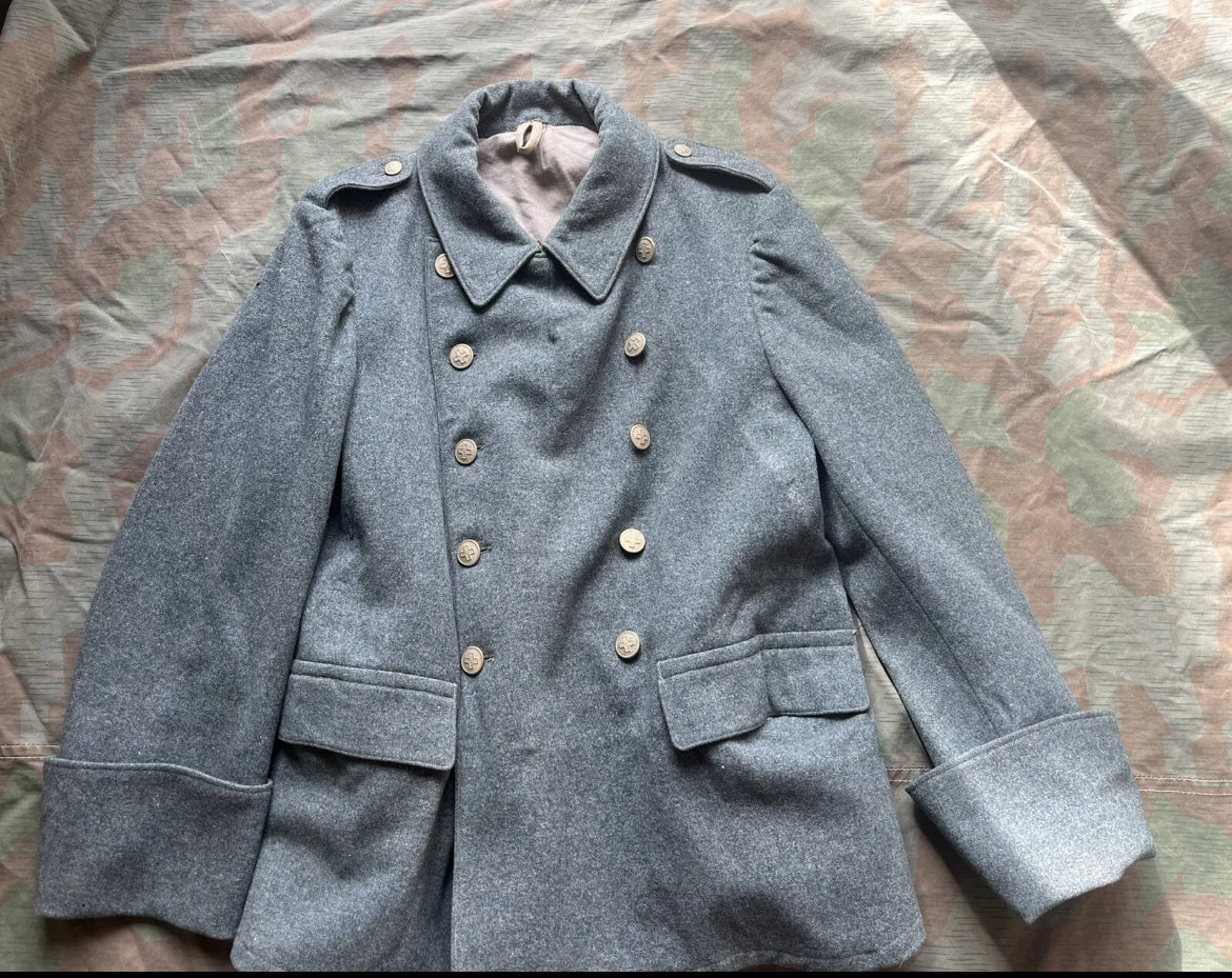 Interwar/ww2 Swiss army short coat jacket field uniform soldier mountain troops maneuvers ord.26 early war