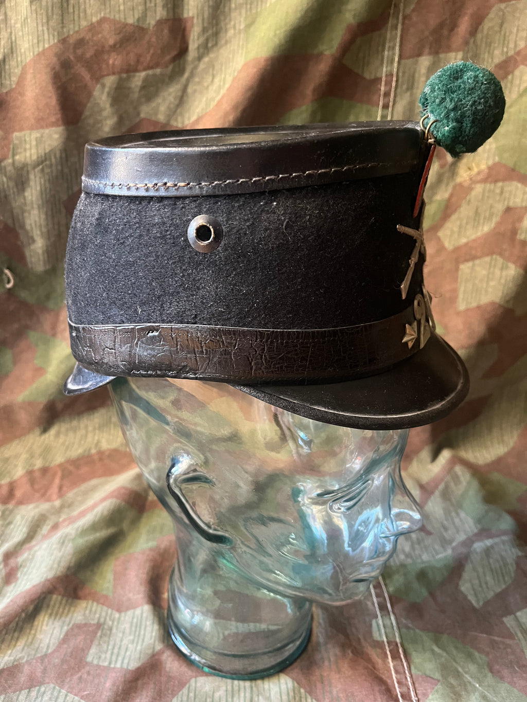 WW1 Swiss army infantry rifleman tschako shako schako hat cap ord.1898 uniform soldier