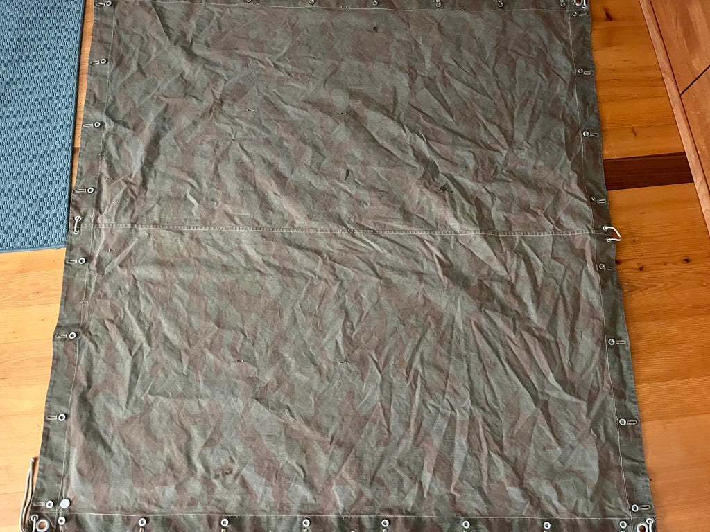 WW2 Swiss army tent half canvas field cover camo model 1906/33