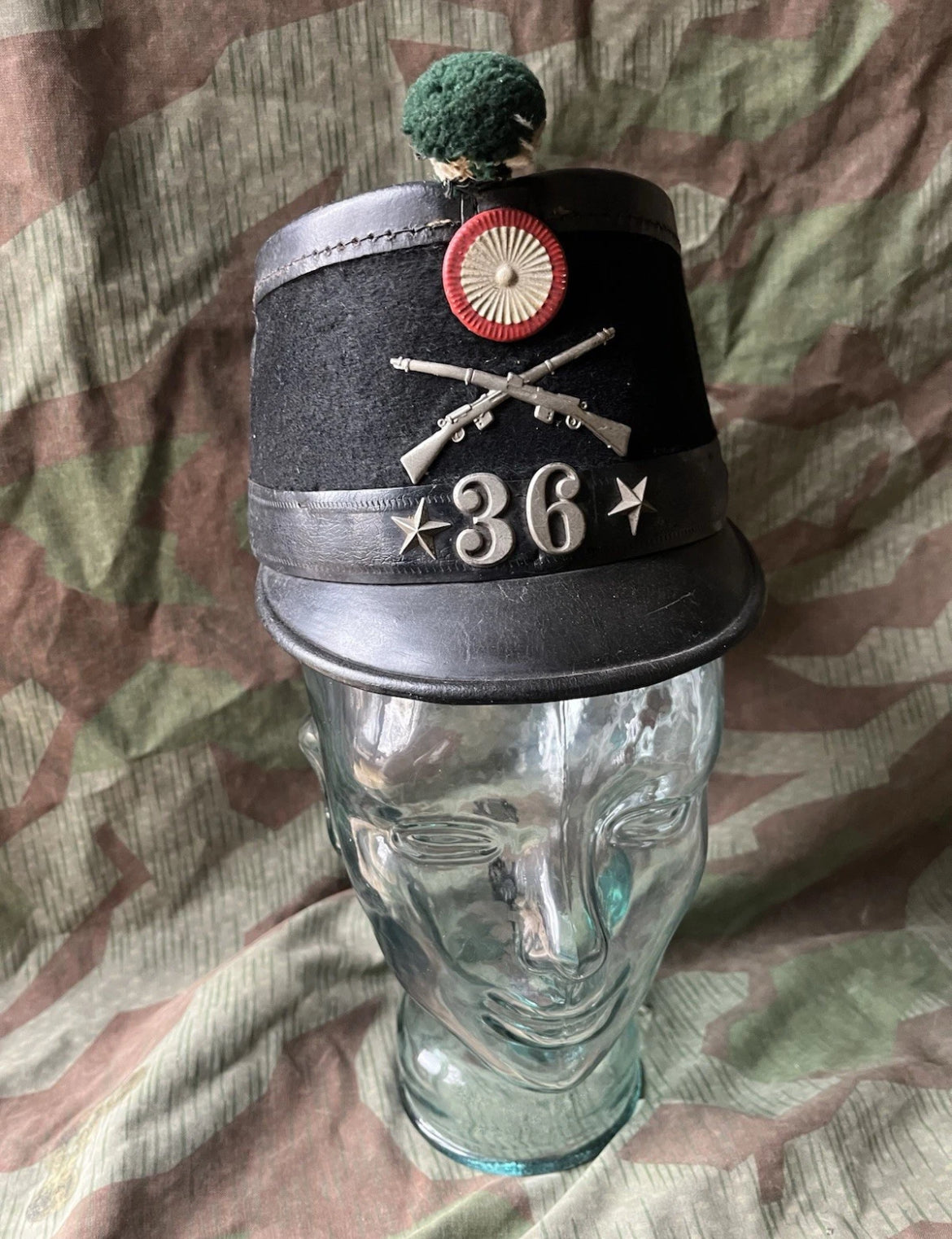 WW1 Swiss army infantry rifleman tschako shako schako hat cap ord.1898 uniform soldier