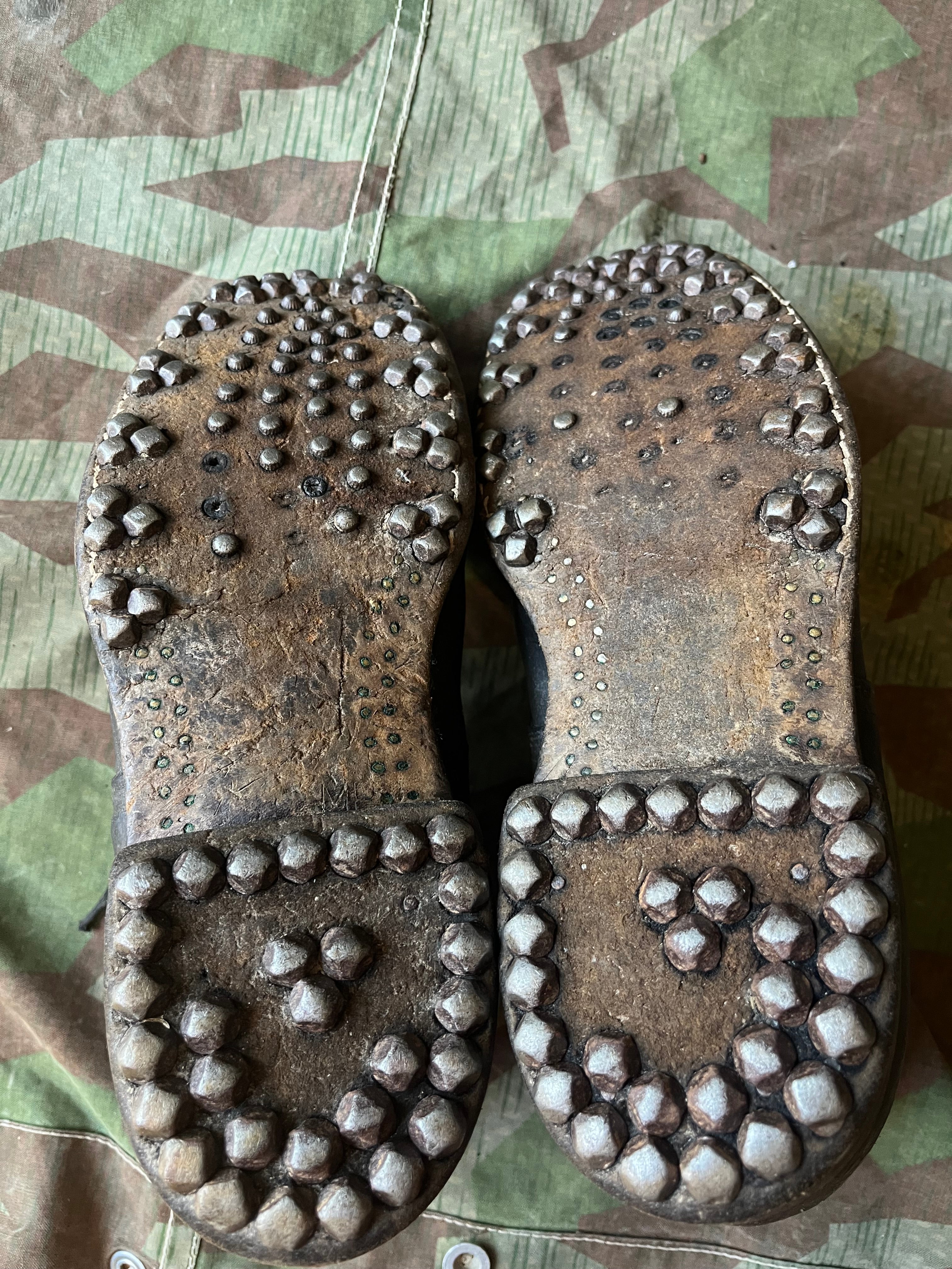 WW1/interwar/WW2 swiss army leather shoes nails boots eu size 42/43