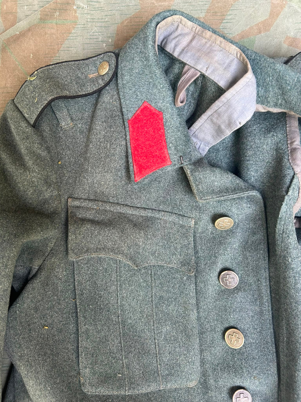 WW2 Swiss army artillery jacket uniform soldier ord.40 mid to late war