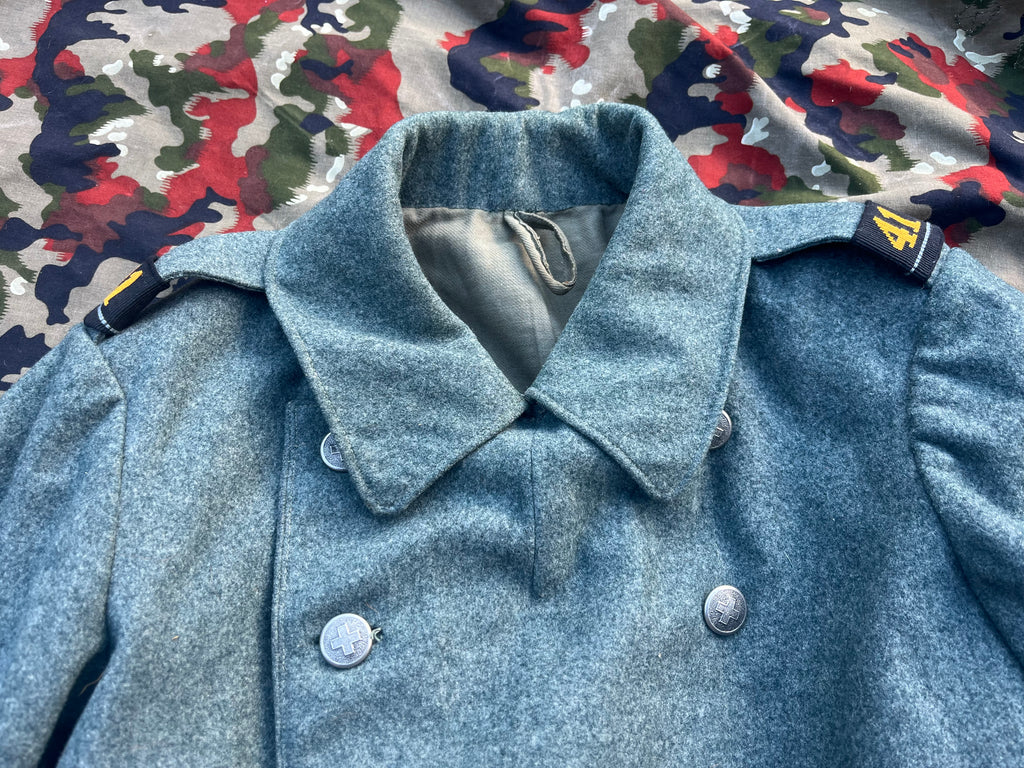 Interwar/WW2 Swiss army great coat trench coat soldier uniform ord.26