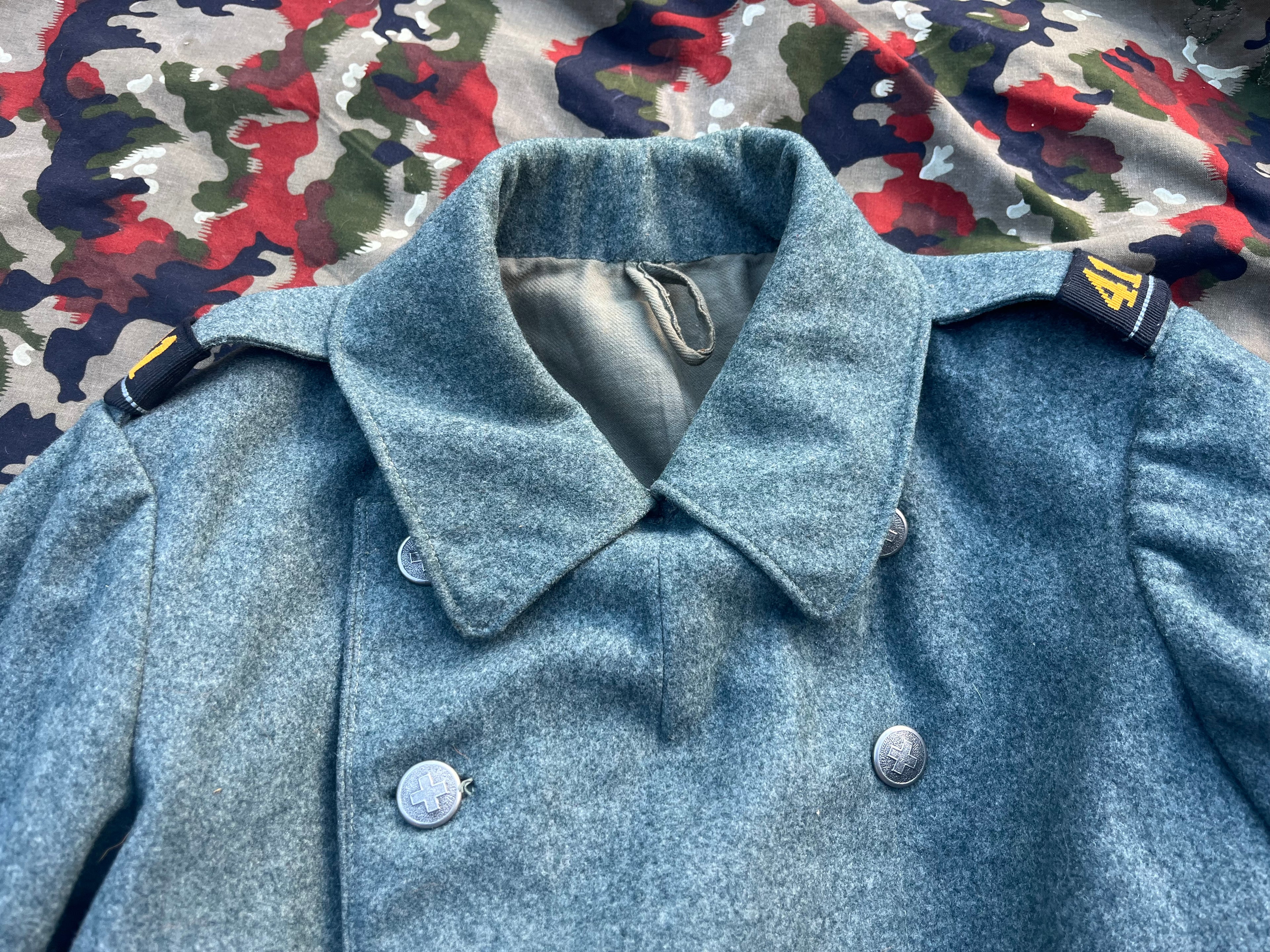 Interwar/WW2 Swiss army great coat trench coat soldier uniform ord.26