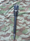 19th century Swiss army vetterli rifle long sawback seesaw bayonet blade model 1878 infantry uniform soldier