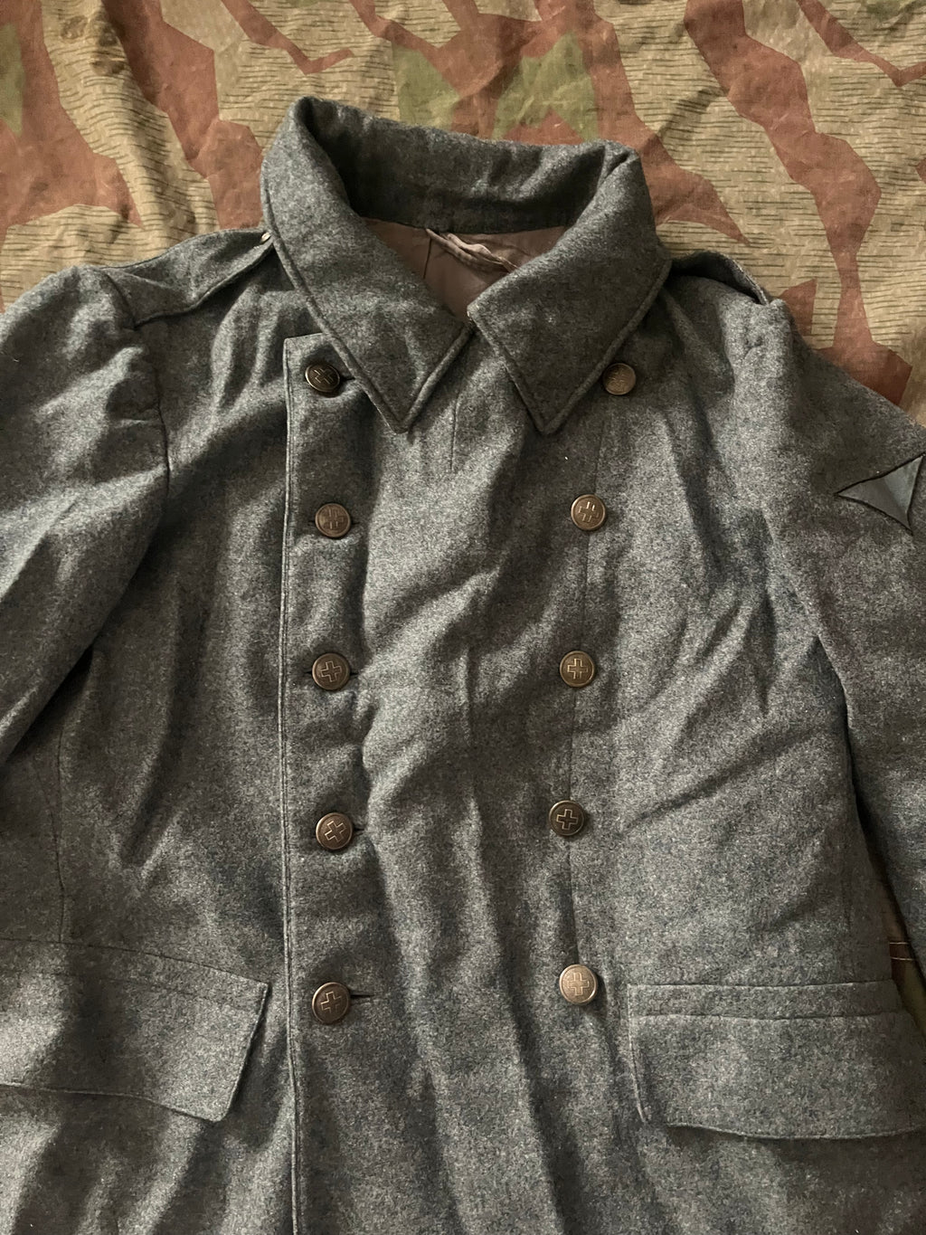 Interwar/WW2 Swiss army great coat trench coat soldier uniform ord.26