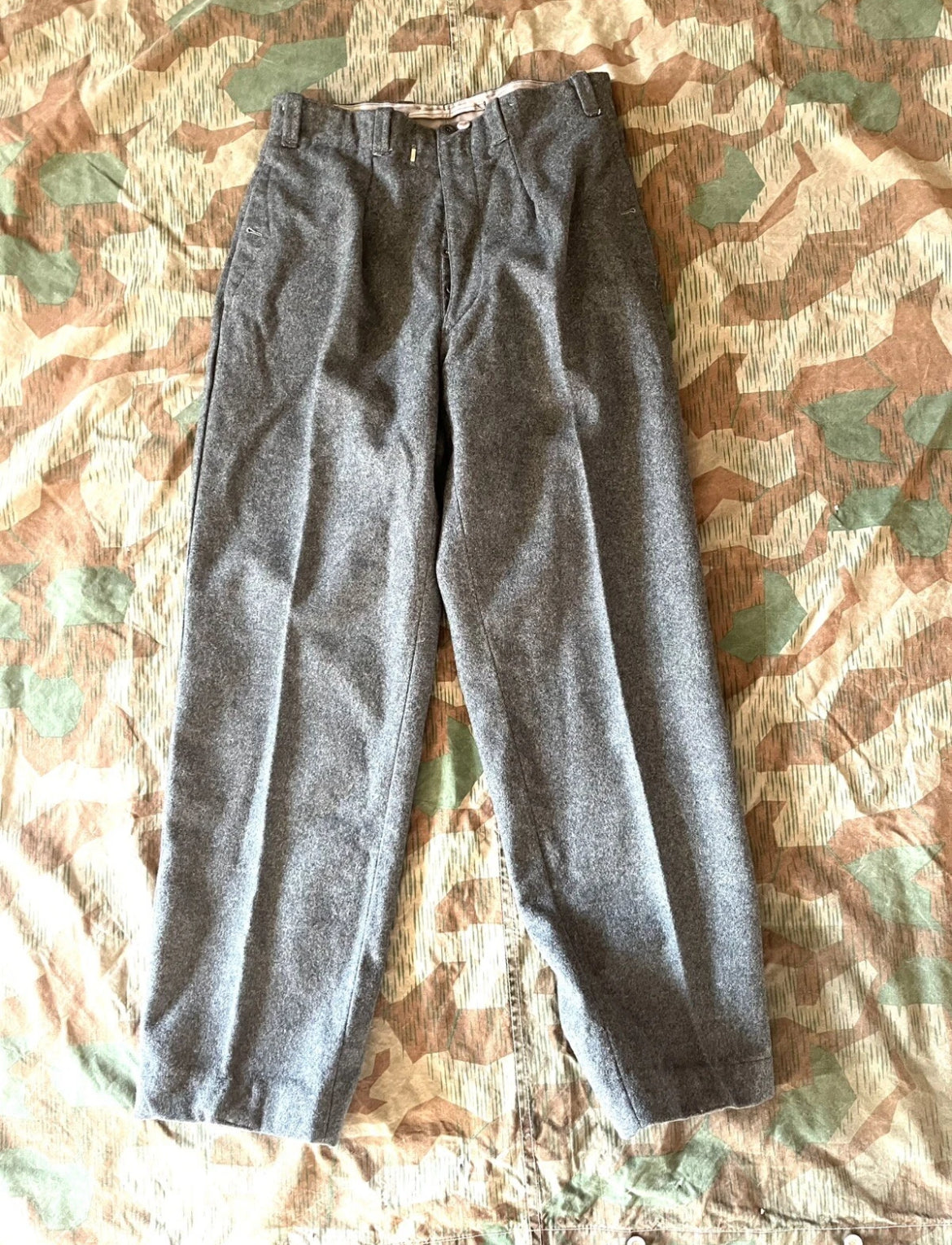 Cold War Swiss army pants wool trousers ord.49 uniform soldier