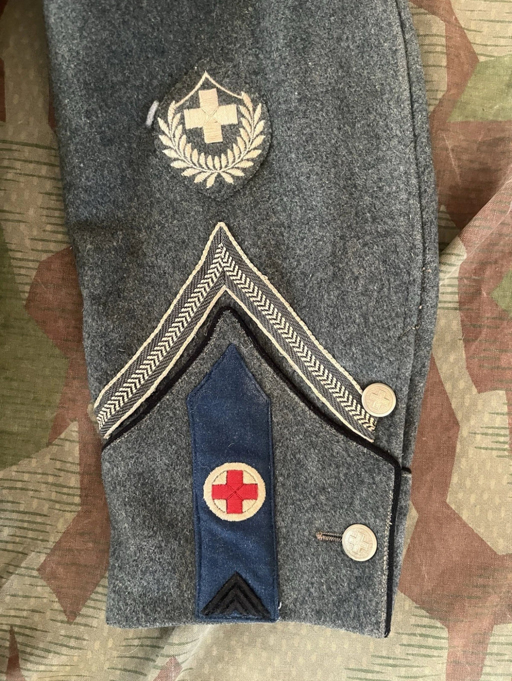 Interwar/WW2 Swiss army mountain medical troops medics jacket sergeant NCO ord.26 uniform early war