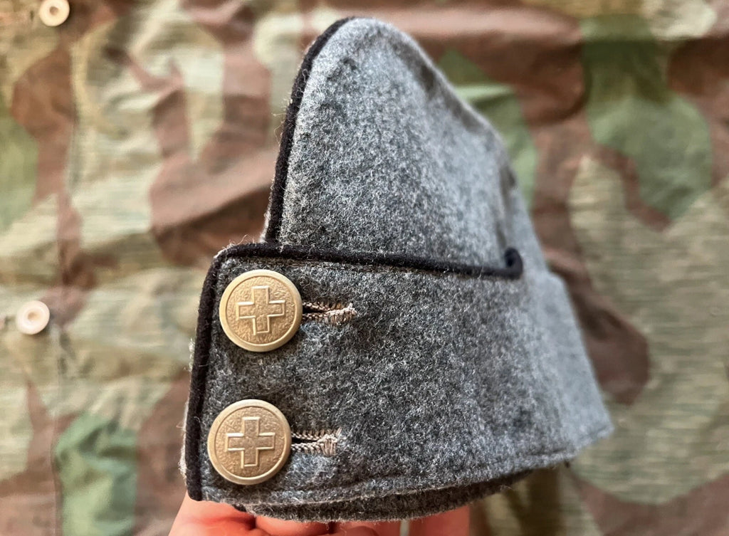 Interwar/WW2 Swiss army side cap hat uniform solider ord.26 early war size 57