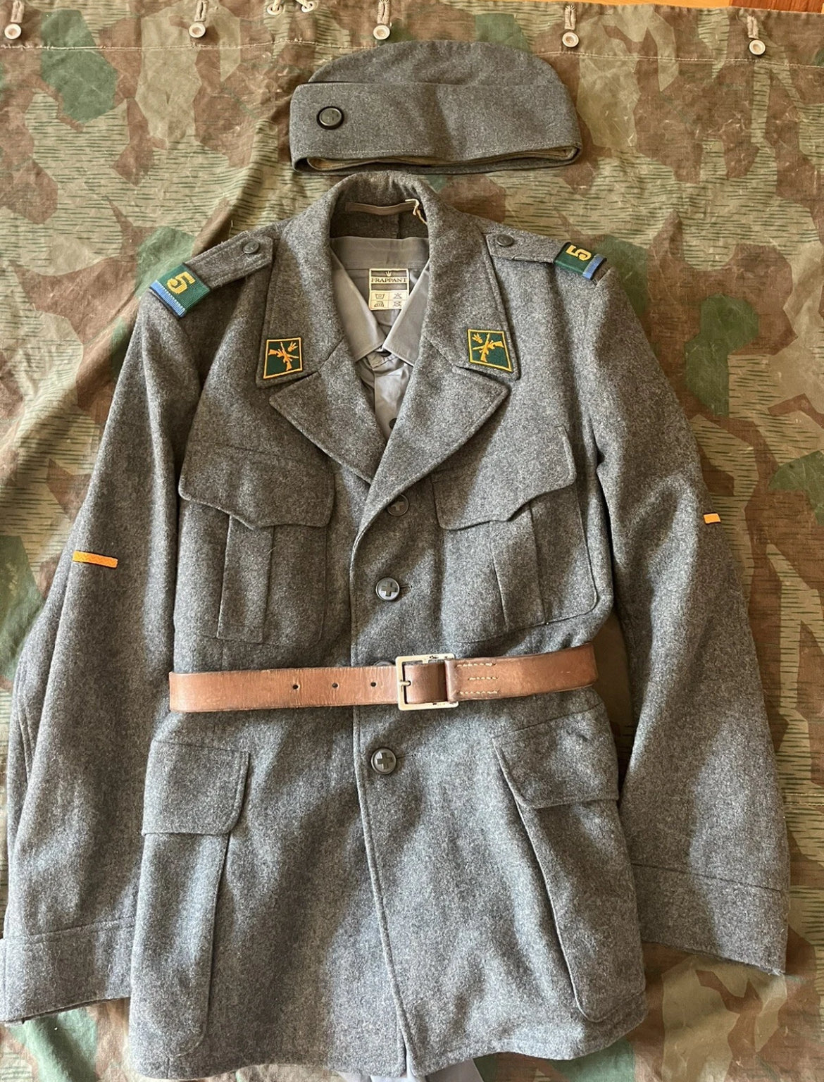 Cold War Swiss army complete machine gunner uniform soldier infantry ord.49