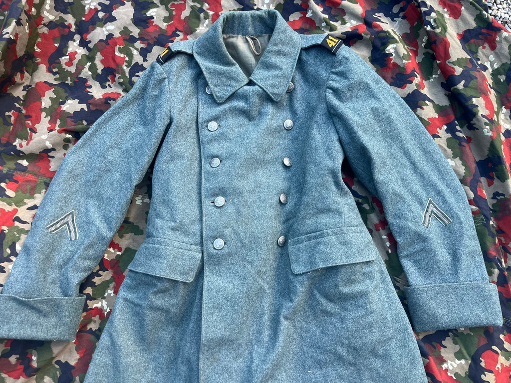 Interwar/WW2 Swiss army great coat trench coat soldier uniform ord.26