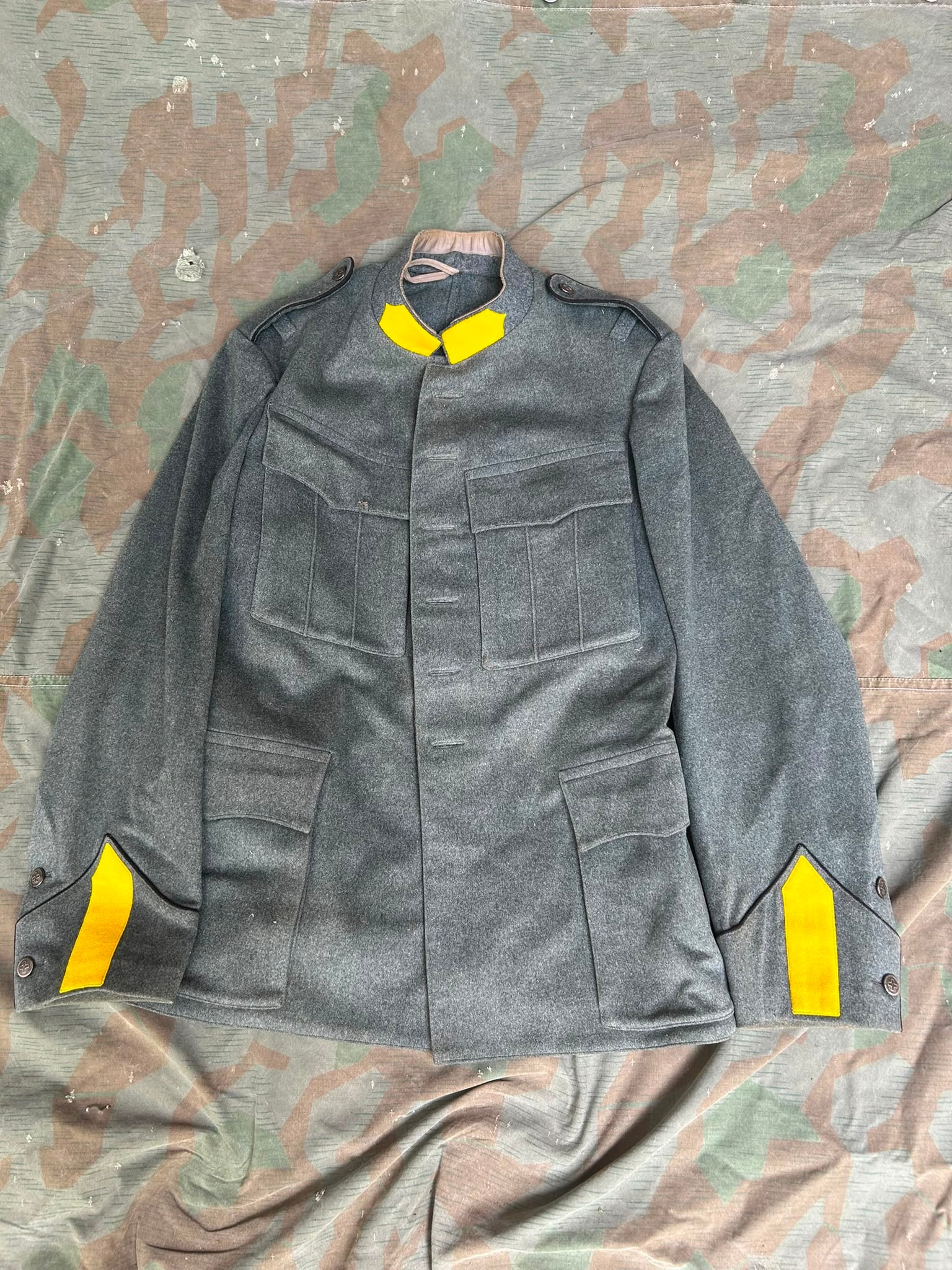 Interwar/WW2 Swiss army cavalry rider jacket soldier uniform ord.26 early war