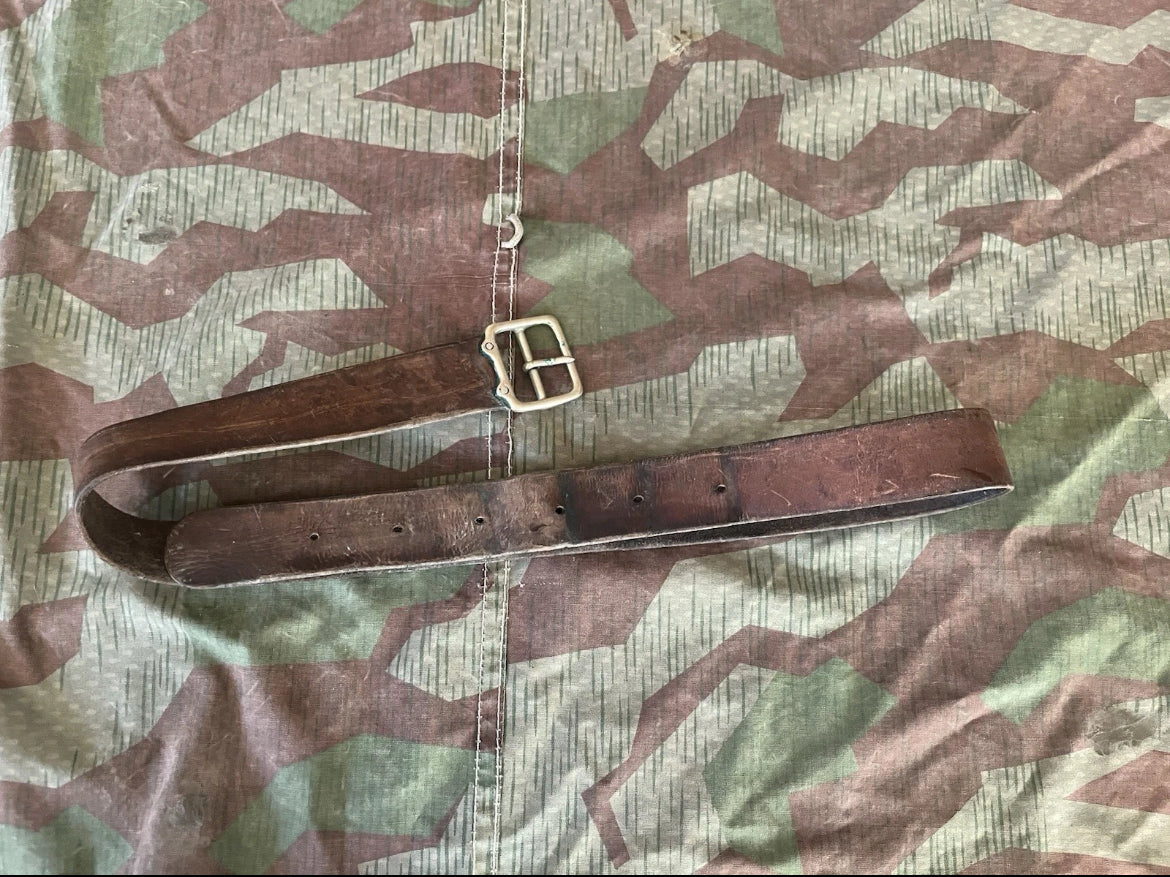 WW1/interwar/WW2 Swiss army cavalry rider leather belt gear uniform soldier
