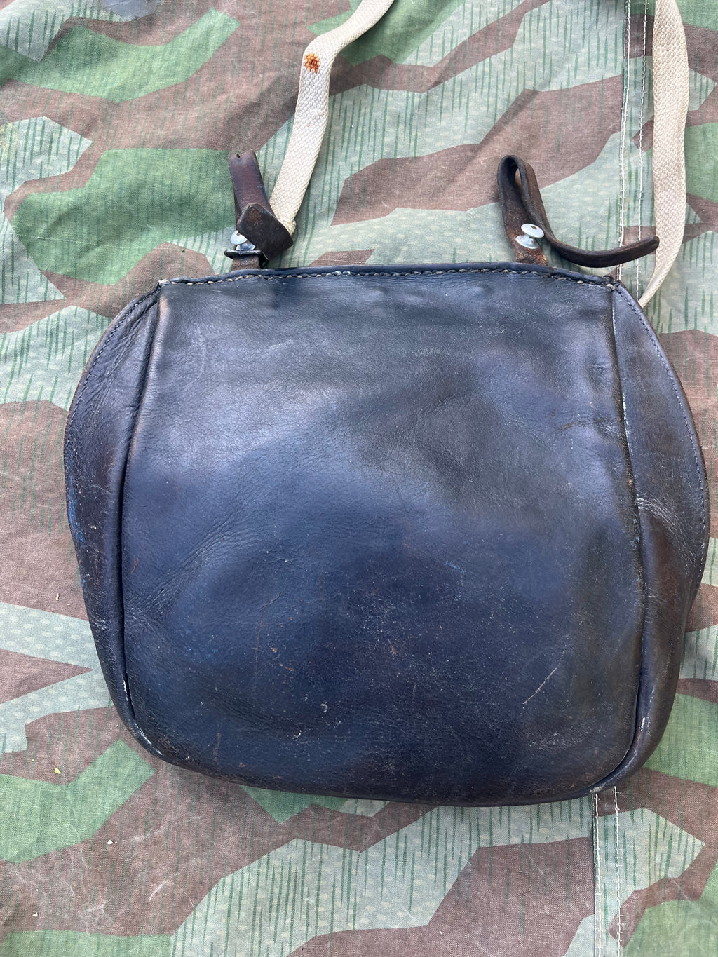19th century/WW1 Swiss army Breadbag pack leather infantry gear uniform soldier