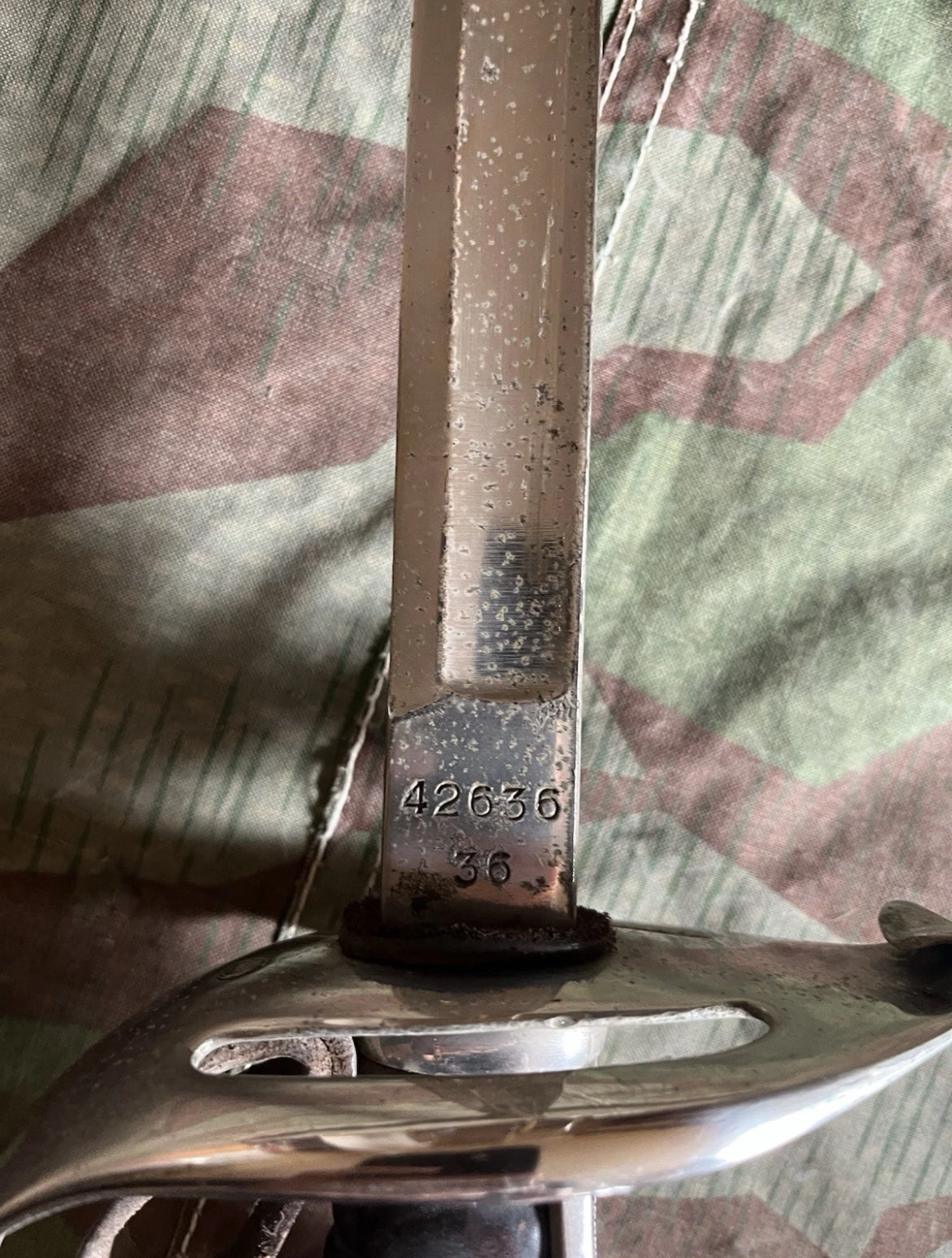 WW1/interwar/WW2 Swiss army cavalry rider sword blade saber with case uniform soldier