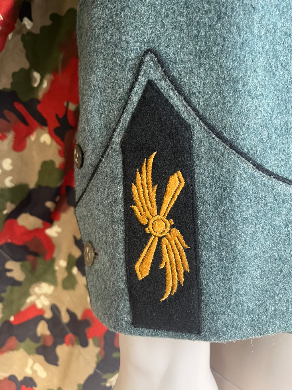 WW2 Swiss army Air Force ground crew jacket uniform soldier ord.40 mid to late war tunic
