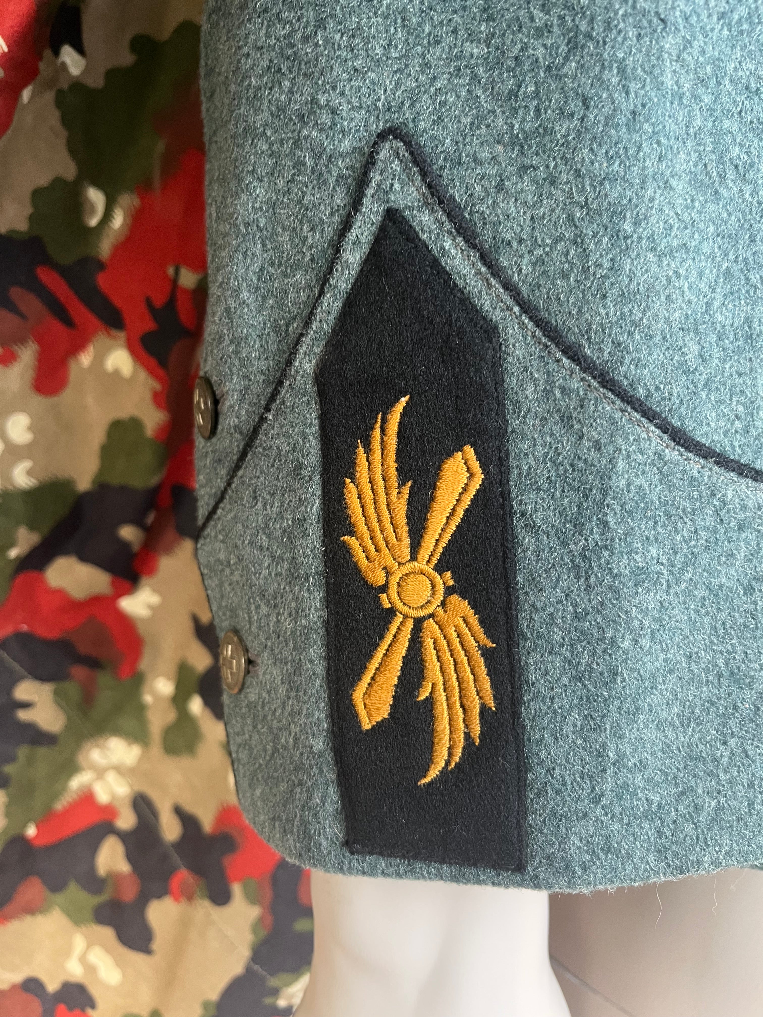 WW2 Swiss army Air Force ground crew jacket uniform soldier ord.40 mid to late war tunic