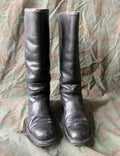 WW2/cold war  Swiss army leather boots riding officer uniform shoes