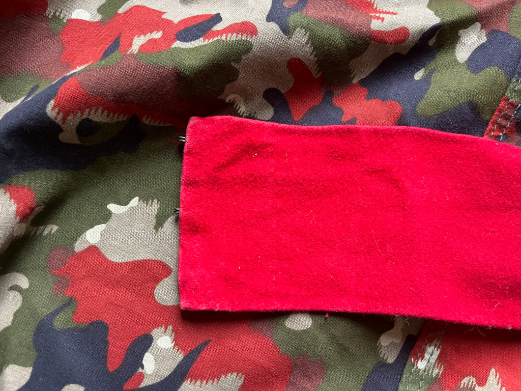 19th century and WW1 Swiss army armband white cross red flag
