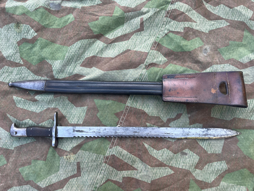 19th century Swiss army vetterli rifle long sawback seesaw bayonet blade model 1878 infantry uniform soldier