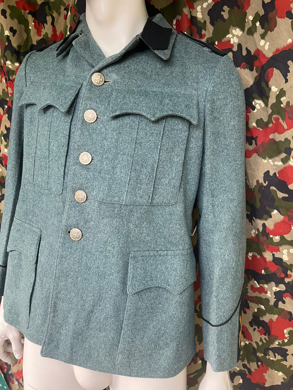 WW2 Swiss army Air Force ground crew jacket uniform soldier ord.40 mid to late war tunic