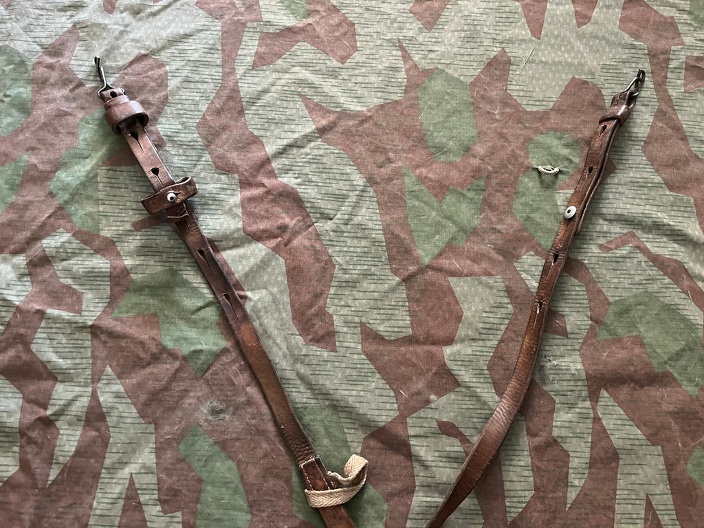 Interwar/WW2 Swiss army y straps webbing suspenders belt ammo uniform soldier engineers