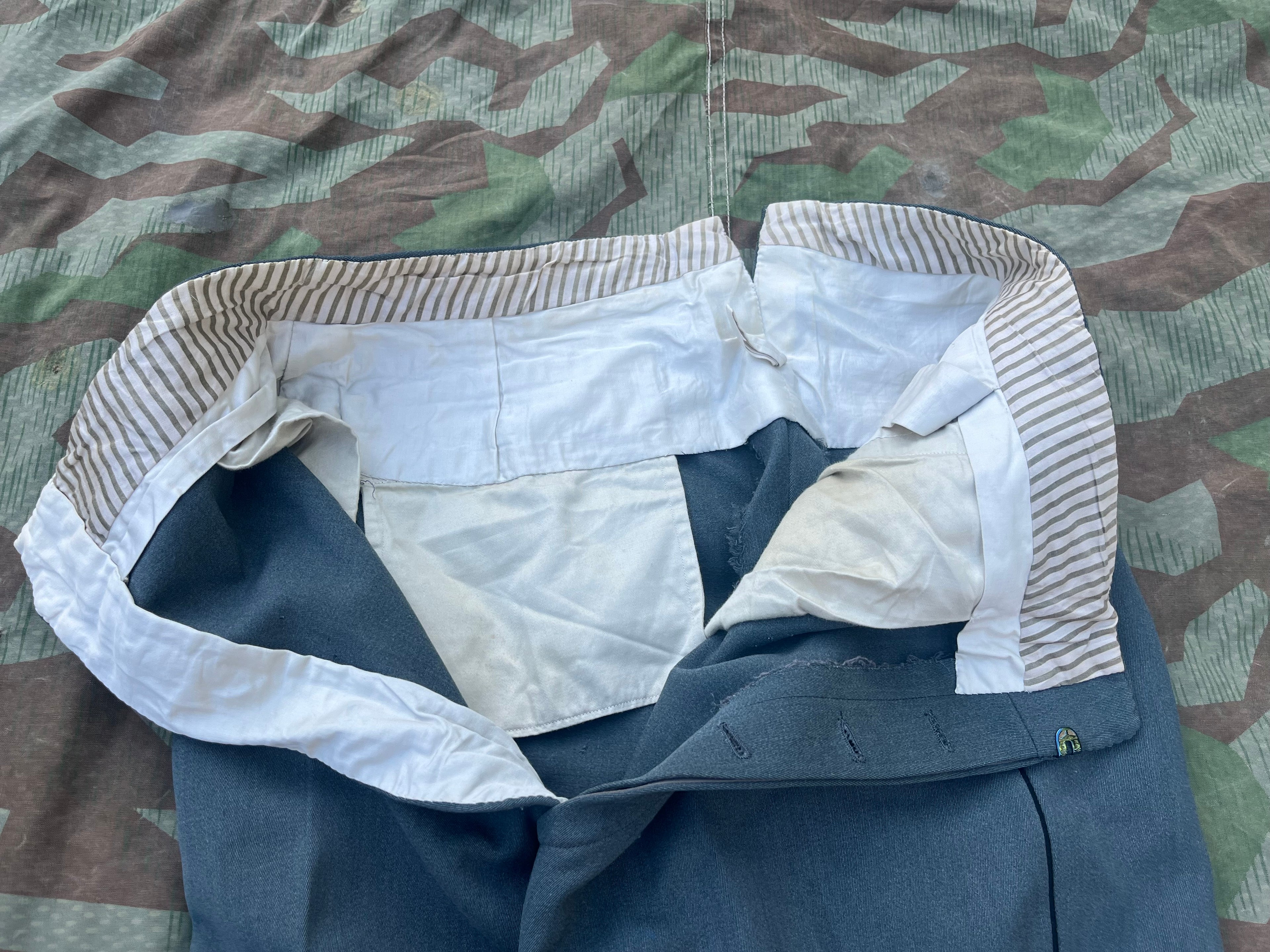 WW2 Swiss army pants straight officer NCO trousers uniform