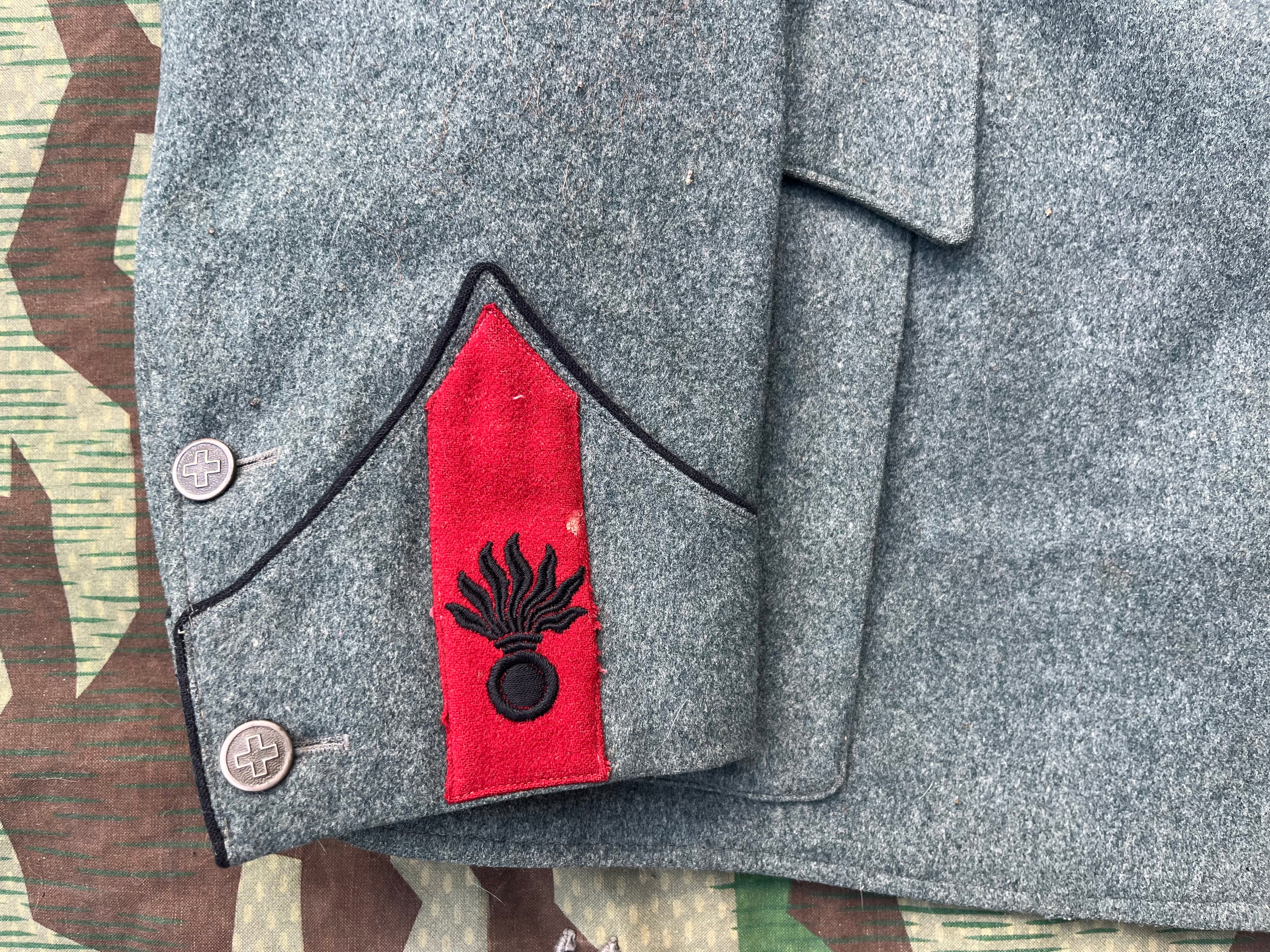 WW2 Swiss army artillery jacket uniform soldier ord.40 mid to late war tunic