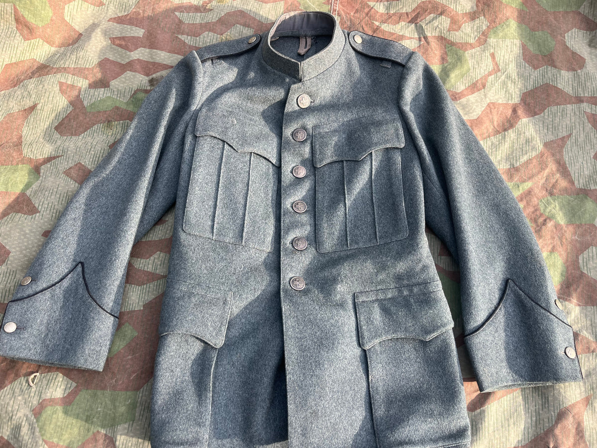 WW2 Swiss army unmarked without insignia jacket uniform soldier ord.26 early war tunic